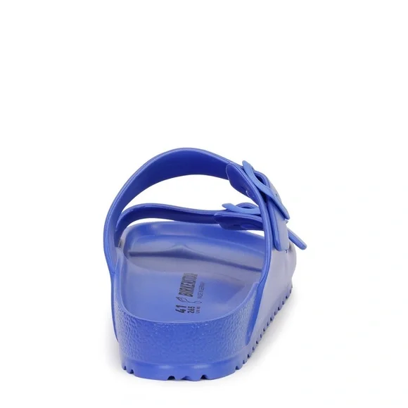 BIRKENSTOCK ESSENTIALS EVA SANDAL Blue Double Strap Size 38, Women’s 7, Men’s 5 - Picture 2 of 11